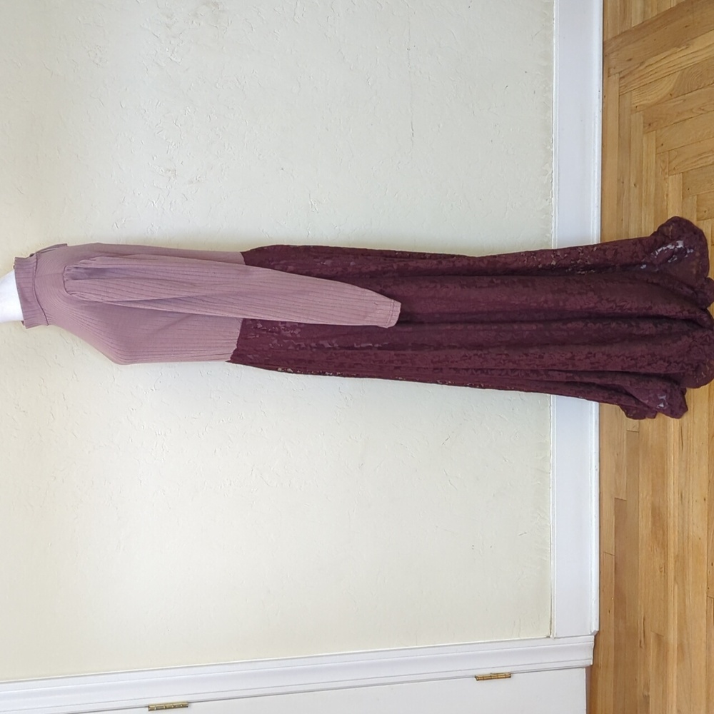 JOYFOLIE Mia Joy Bijourn Maxi Dress With Pockets In Dusty Orchid Size Medium - Picture 3 of 12